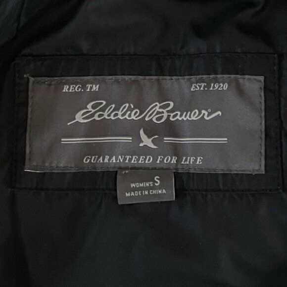 Eddie Bauer Women Down Puffer Jacket Size S Minimalist Winter Outdoor Classic - Picture 3 of 16